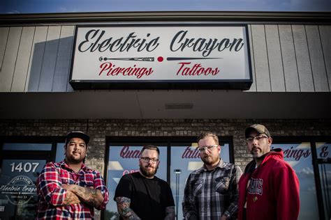 We offer two tattoo artists and two body piercers for all your needs. . Electric crayon sioux falls